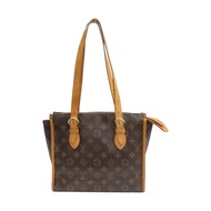 棕色 原花帆布 Popincourt O 手提包 M40007【LOUIS VUITTON LV 路易威登】 M40007