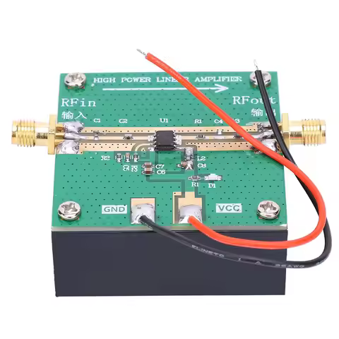 RF Power Amplifier Radio Amplifier RF2126 RF Power Amplifier 400‑2700MHz 2.4GHZ 1W Amplifier with He