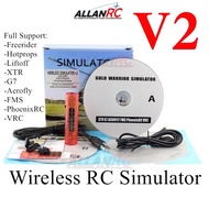 All In One V2 Wireless RC FPV Simulator RC Flight Simulator Realflight XTR/G7/AEROFLY/FMS/PHOENIXRC/