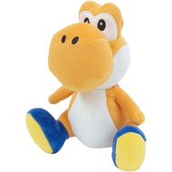 San-ei Boeki AC48 Super Mario All Star Collection Orange Yoshi Plush Toy, S, Size W 5.3 x D 6.1 x H 