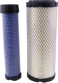 JZGRDN Inner & Outer Air Filter 11013-7044 11013-7045 Compatible with Kawasaki FXT00V FD731V FX651V 