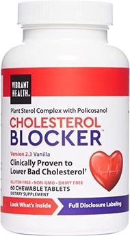 ▶$1 Shop Coupon◀  Vibrant Health, Cholesterol Blocker, Plant Sterol Complex for Heart Health, Vanill