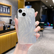 Pearl 1pc White Phone Case For I Phone 15 Pro Max, Silicone Case Feeling Protection Case For I Phone