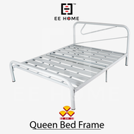 LAMOISON 3V Powder Coat Metal Double Bed Frame Katil Queen Besi Queen Bed Frame Queen Size 双人床