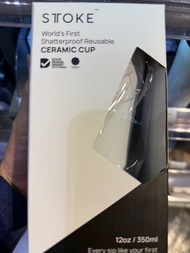STTOKE Leakproof 12oz Angel White 經典防碎陶瓷保溫杯12安士-天使白