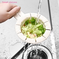 [Small daisies] Rabbit Draining Basket,Kitchen Sink Drain Basket,Rabbit Ears Sink Filter Basket,Sturdy Kitchen Sink Strainer For Fruit