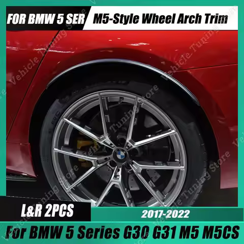 M5 Performance Style Rear Wheel Arch Trim Fender Mudguards For BMW 5 Series G30 G31 520i 530i M5 M5C