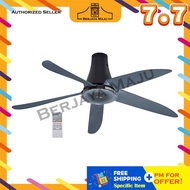 Mitsubishi 56" 5 Blade Remote Ceiling Fan C56-RW5-P CYGY (Classy Grey)