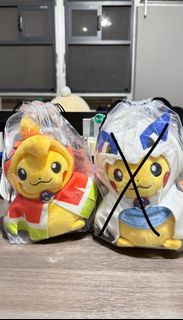 [絕版] 2016年 收藏 Pokemon 變裝比卡超 皮卡丘 毛公仔 鳳王 利基亞 洛奇亞