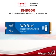TMT Western Digital WD Blue SN5000 M.2 2280 PCIe NVMe Gen4 SSD (500GB/1TB/2TB)