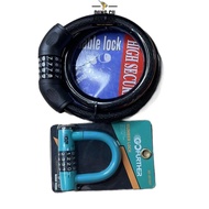 ComBo 2 4-Digit Security Lock for Door and Car Lock (digital wire lock + U-digit lock)