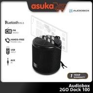 Audiobox 2GO Dock 100 Bluetooth Portable Speaker with Phone Docking | Built In Mic | FM Radio