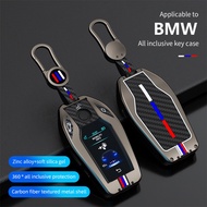 Zinc Alloy LED Display Car Key Case Cover For BMW 5 7 Series G12 G11 G30 G32 G31 i8 I12 I15 G01 X3 G