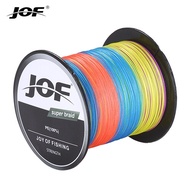 JOF 300M/328YDS 8-strand Braided PE Fishing Line Strong Smooth And Wear-resistant Fishing Line Suitable For Fresh Water And Salt Water 20-100LB