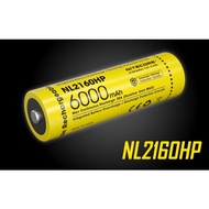 *Ready Stock* Nitecore 21700 6000mAh 15A 3.6V Rechargeable Li-ion Battery NL2160HP