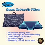 HOSEI NEW KESSLER 太空蝴蝶枕 Space Butterfly Pillow/Slow rebound memory foam/Without Deformation Velvet/Anti-Snoring