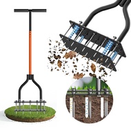 [tenlzsp0bc] Lawn Aerator Lawn Care Loosening Carbon Steel Ergonomic Design Aeration