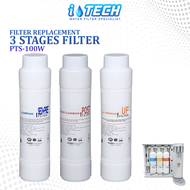 3 Stages Filter Cartridge Replacement for Water Dispenser Model PTS-100W