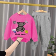 COD BAJU ANAK PEREMPUAN SETELAN SWEATER ANAK PEREMPUAN BAJU ANAK CELANA ANAK CEWEK 3-4TAHUN SETELAN 