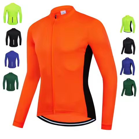 Men's and Women's Cycling Sportswear, Long-Sleeved, Form-Fitting Cycling Sportswear, Road Cycling Sp