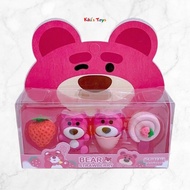 พร้อมส่ง ยางลบหมี Lotso ยางลบลายการ์ตูน 1แพ็คมีหลายชิ้น