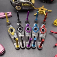 90mm/95mm/100mm For daiwa/abu/Carbon Fiber Rocker Arm Retrofit with Locking Pads Water Drop Wheel Ro
