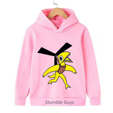 Kids Roblox Hoodie Spring Autumn Rainbow Friends Perfect Gift Sweatshirt