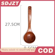SDJZT Wooden Shovel Spoon Non Stick Wood Long Rice Spatula Kitchen Cooking Utensil Hand Stir Fry Too