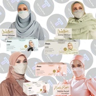 HIMAYA HEADLOOP (HIJAB) MASK 4 Ply/3Ply Premium Medical Face Mask.