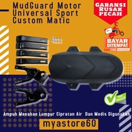 MudGuard Mud Guard Spakbor Motor Universal CBR Ninja Custom Aerox Mudguard Motor Belakang Besi