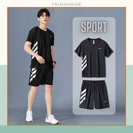 Bộ quần áo thể thao nam nữ thoáng khí mát mẻ co dãn 4 chiều gym bóng đá.Mã: TM.02