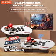 【SG】  2026 M9 Dual Pandora Box Clicky Blue Switch Buttons Built-in 64GB 10,000 Games PS1 Sega Arcade