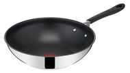 [Redeemable for Members Only] Tefal Jamie Oliver Stainless Steel 1H Wok Pan 28cm- Not For Sale