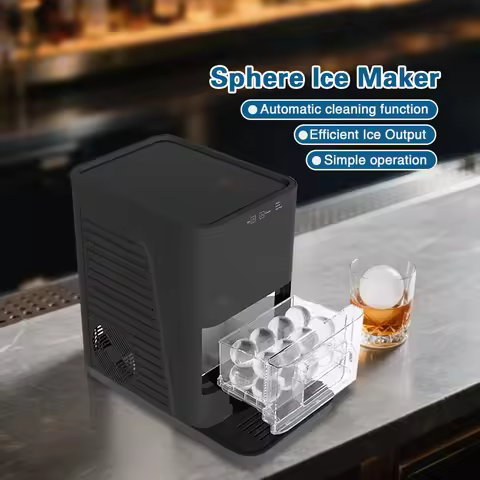 GZZT 50mm/55mm Electric Ice Ball Maker Machine Sphere Ice Machine Ice Cube Making Machine Whisky Dri