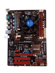 เมนบอร์ด พร้อม CPU i7-i3+ซิ้งพัดลม+Mainboard Biostar TP75 (LGA1155) DDR3 มี +ฝาหลัง สินค้าสภาพสวยๆตามรูปปก ฟรีค่าส่ง