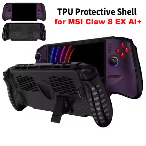 TPU Protective Shell Cover for MSI Claw 8 EX AI+ Game Console Anti-Scratch Protection Case for MSI C