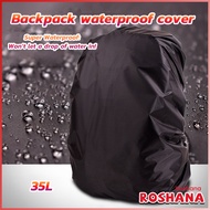 ROSHANA Backpack waterproof cover 35L Adjustable Waterproof Dustproof Rain Cover