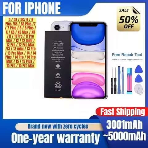 For IPhone X Battery 8/8p/xR/11/12/xs/13/14/X High Capacity Battery High Quality Low Price Original 
