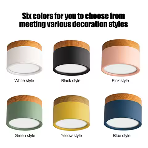 5W 7W 9W 12W 15W LED Downlight Led Surface Mounted Macaron Ceiling Downlight Nordic Spot light for i