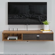 【zacjytte】TV Console Nordic Wall-mounted TV Cabinet Wall Cabinet Wall Racks Set-top Box Rack Set-top Box Cabinet TV Cabinets Simple Small-sized TV Rack Wall TV Console Wall TV Cabinet 5KGX