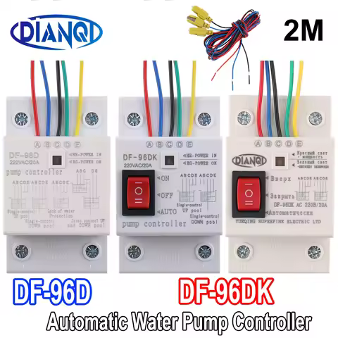 DF-96DK 2m wires Automatic Water Level Controller Switch 20A 220V Water tank Liquid Level Detection 