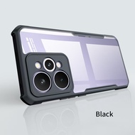 Soft Case Shockproof Armor Black Back Slim Transparent Beetle Series Compatible For Oppo A6 Pro iQoo