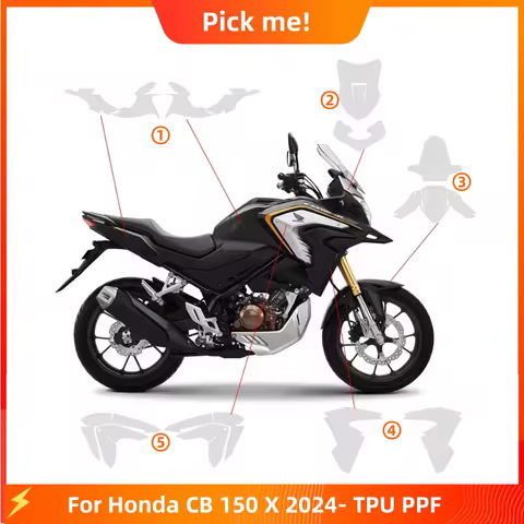 For Honda CB150X 2024 Premium TPU PPF Fairing Invisible Film Set Self-Healing Anti-Scratch Anti-UV c
