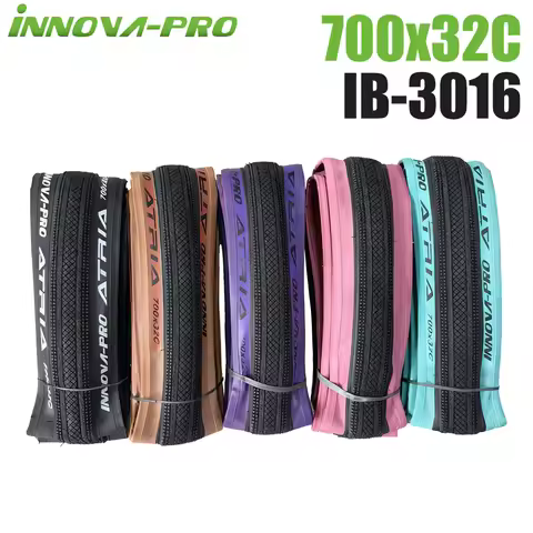 INNOVA-PRO 700x32C Gravel Bicycle Tires ATRIA 120TPI 60-75PSI Light Weight Gravel Road Bike Folding 
