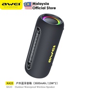 Awei KA33 Wireless Speaker RGB Outdoor Speaker Portable Handsfree Bass USB Awei Bluetooth Speaker