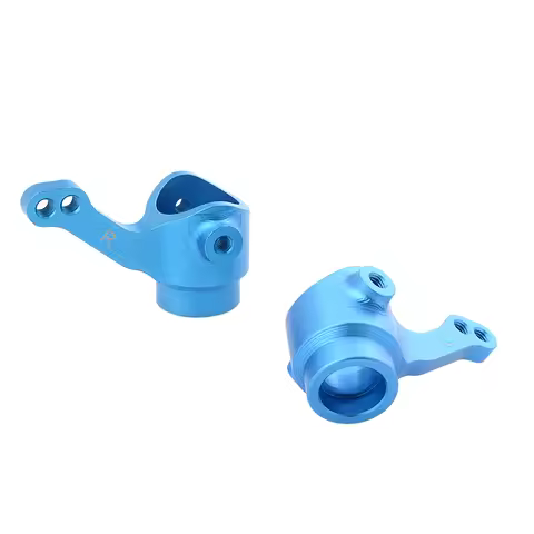 2Pcs Front Steering Hubs Alloy RC Car Steering Hub for 1:10th LRP S10 Blast 2 RC Buggy Accessory