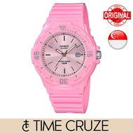 [Time Cruze] Casio LRW-200H Analog White Resin Strap Black Dial School Kids Watch LRW-200H-4E4VDF LR