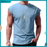 Gymshark Men's Sports Vest Casual Muscle Workout Sleeveless T-shirt Loose Fashion