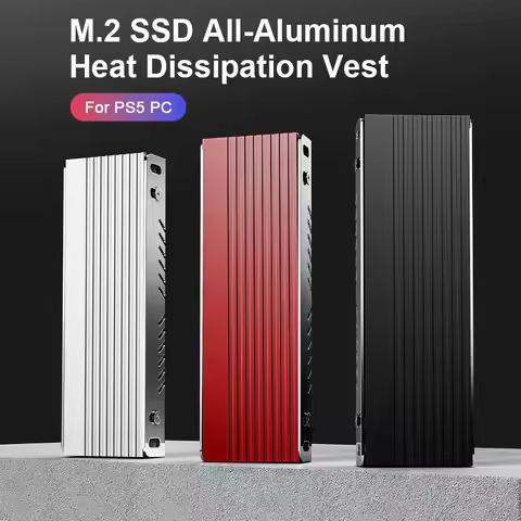 M.2 SSD NVMe Heatsink 2280 Aluminum Radiator with Thermal Pad Solid State Drives Cooling Accessories