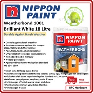 NIPPON PAINT Weatherbond 1001 Brilliant White 18 Litre